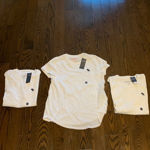 Here’s is 3 white Abercrombie top with tags in 1 that is very affordable!